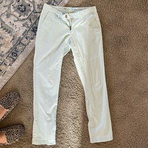 Gap mint colored skinny pants